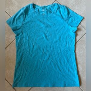 St. John’s Bay - Blue Short Sleeve Top